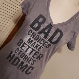 Women's harley davidson v neck